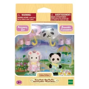 Calico Critters Nursery Friends (Walk along duo & Rainy day duo)