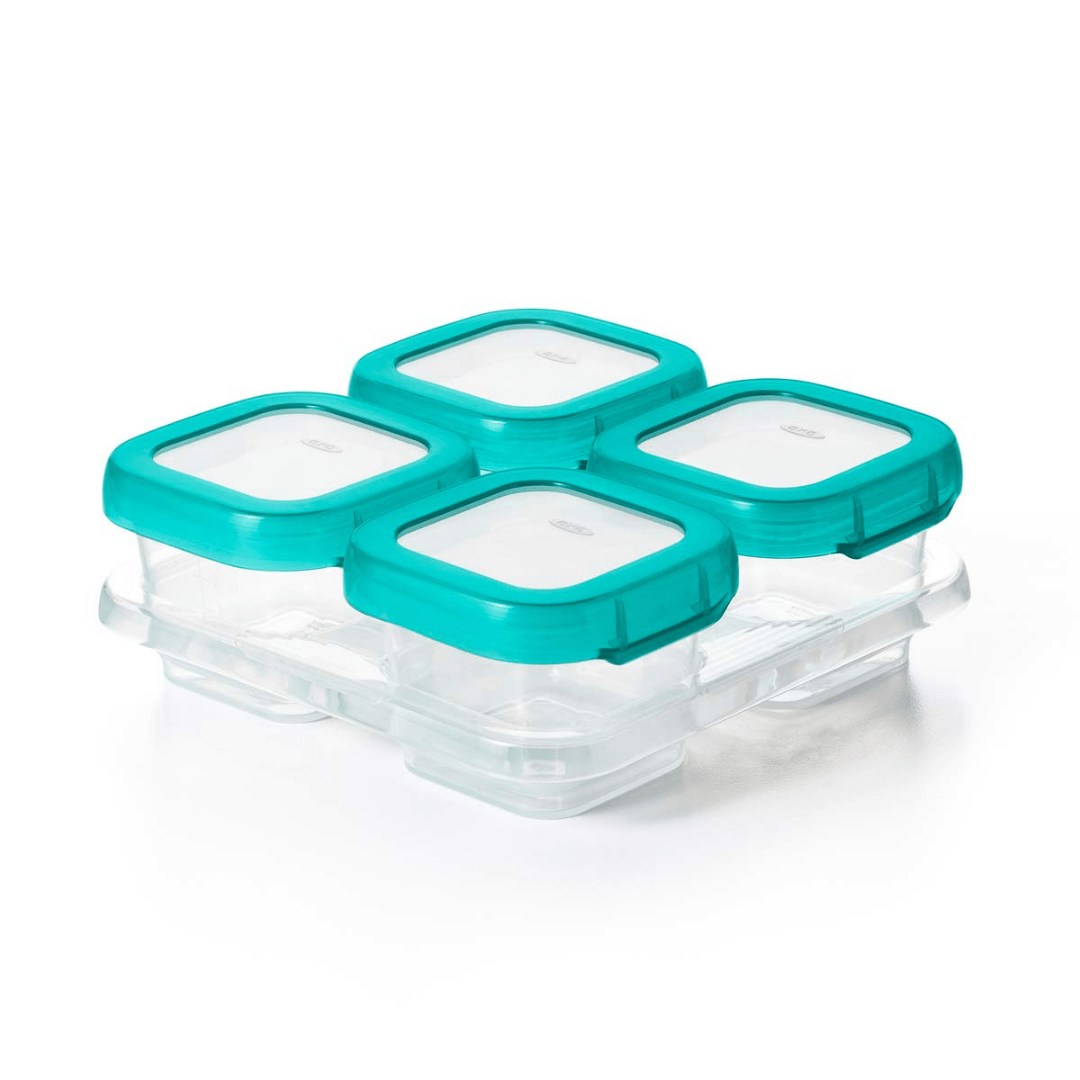 Oxo Tot Baby Blocks Freezer Storage Containers 4oz Kid's Korner