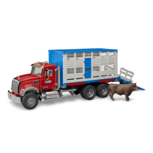 Bruder MACK Granite Cattle Transporter with One Cow (02830)