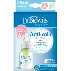 Dr. Brown's - Options+ Narrow Bottles for Preemies & Newborns (2 pack)