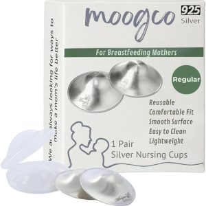 MoogCo Silver Nursing Cups (925 Silver)