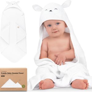 KeaBabies - Cuddle Baby Hooded Bath Towel