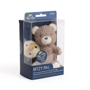Itzy Ritzy - Bitzy Pals Natural Rubber Pacifier & Lovey - Assorted