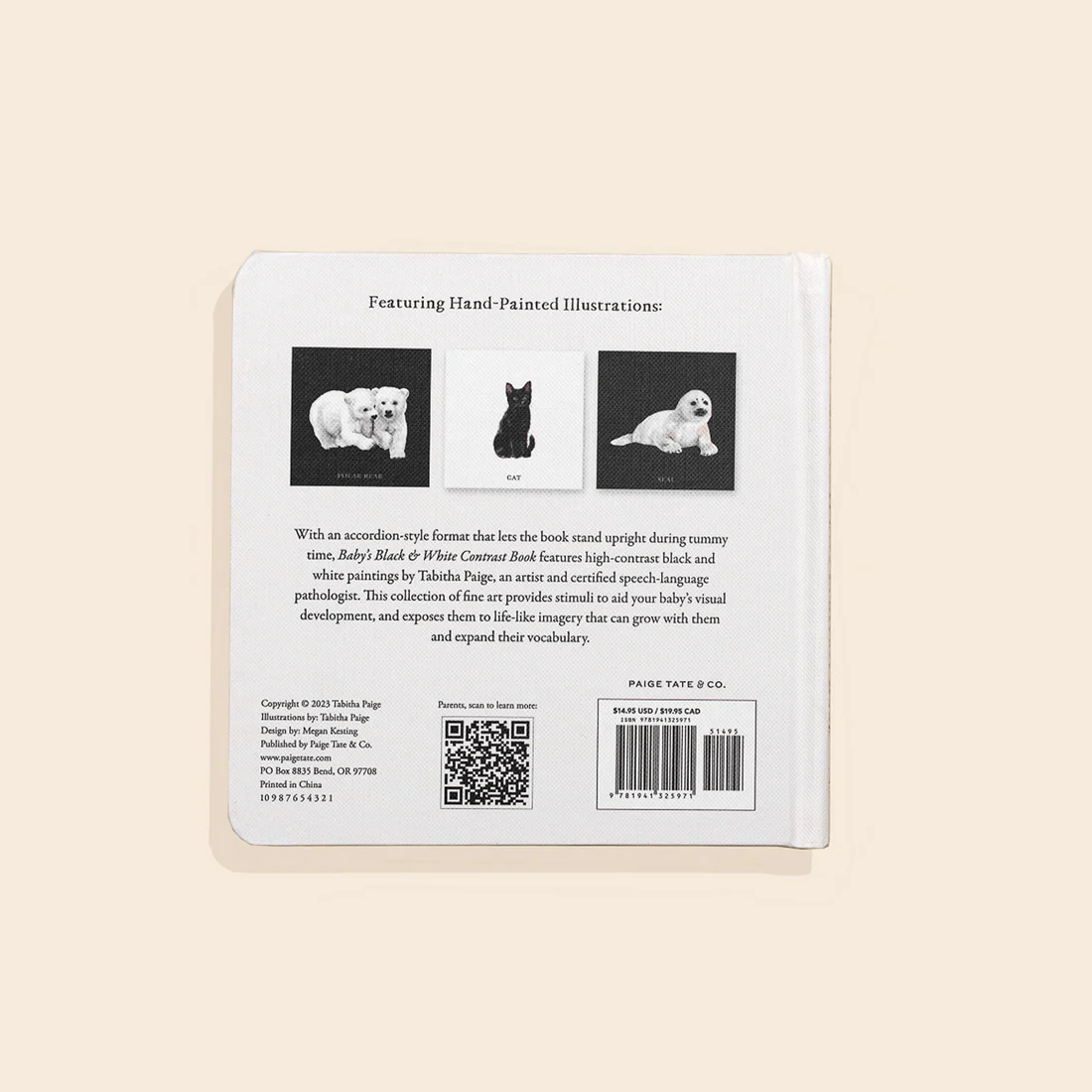 Baby's Black & White Contrast Book - Paige Tate & Co - Image 2