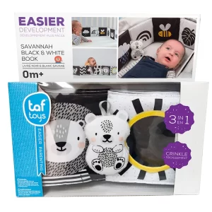 Taf Toys - Savannah Black & White Book