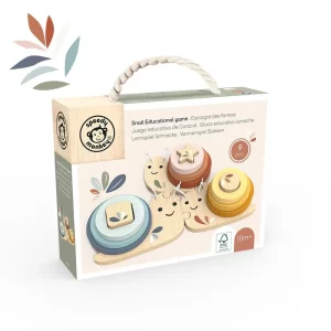 Speedy Monkey - Wooden Snail Educational Game