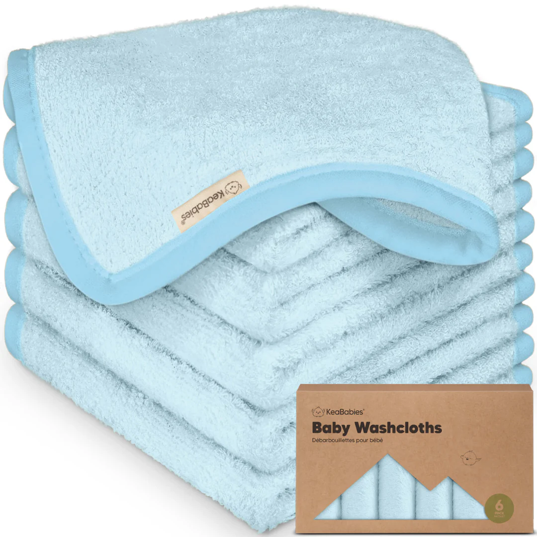 KeaBabies - Deluxe Baby Washcloths (6pk) - Image 5
