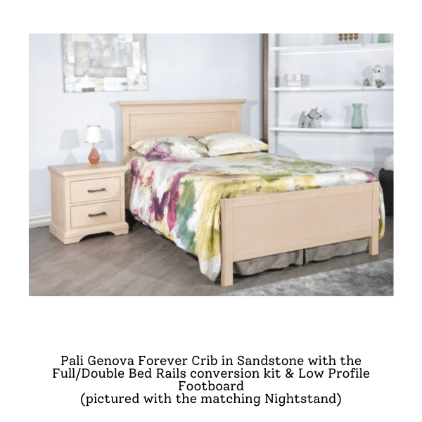 Pali Forever Crib Full / Double Bed Rails Conversion Kit - Image 3